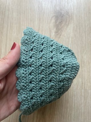 Conjunto Capota y Patucos Bebé hecho a mano