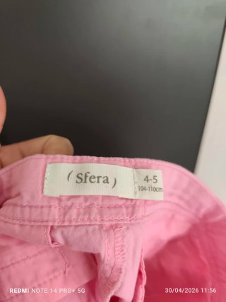 Shorts rosas talla 4-5 años