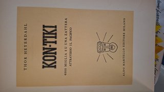 Libro vintage Kon-Tiki anno 1950