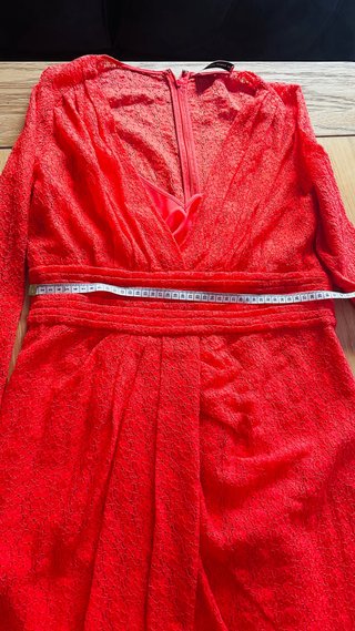 Vestido Rojo Purificación García Talla 44