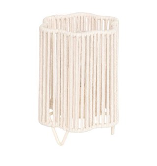 Lámpara de algodón beige