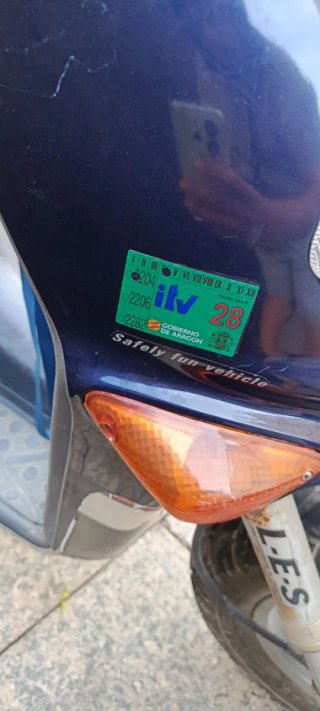 Aprilia Rally Scooter Azul