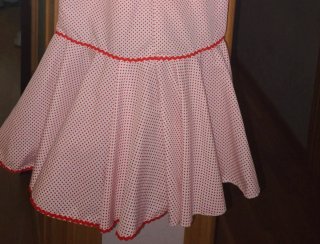 Vestido Chulapa Rojo y Blanco Lunares