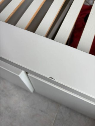 Cama 90x200 con 2 cajones