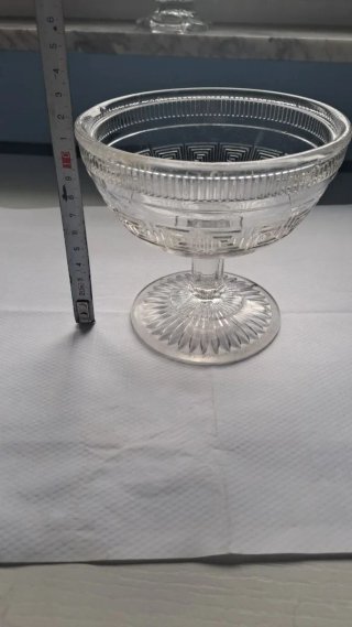 Calice vintage in vetro per dessert/cocktail