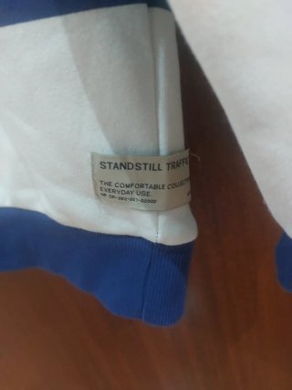 Sudadera hombre rayas azul y blanco Talla S