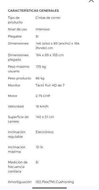 Cinta Correr ProForm Carbon T7 PFTL87720