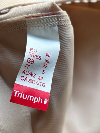 Faja Moldeadora Triumph Beige Talla XXXL