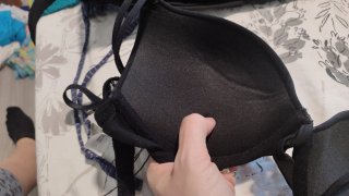 Sujetador bra sexy negro elegante