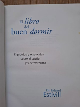 El libro del buen dormir - Dr. Estivill