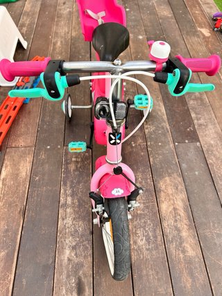 Bicicleta infantil rosa Decathlon