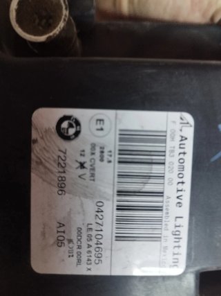 Faro Derecho BMW X5