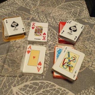 Lote 5 barajas de cartas