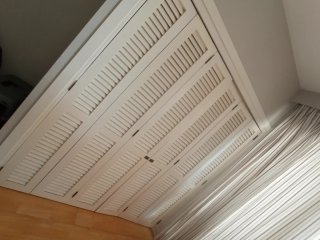 Puerta corredera blanca / Biombo