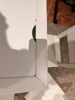 Conjunto mesa y sillas infantiles blanco
