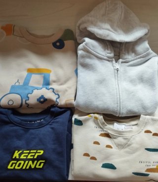 Set di abbigliamento per bambini: felpe e giacca