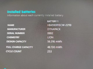 Batería original Huawei Matebook X Pro
