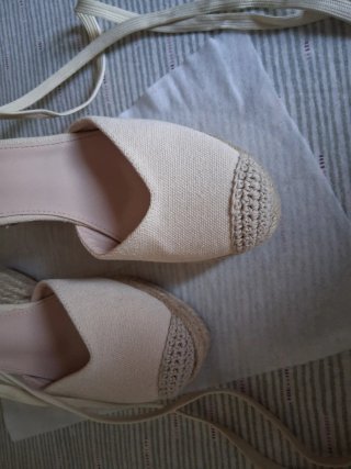 Cuñas RAID Beige Esparto Talla 39