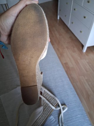 Cuñas RAID Beige Esparto Talla 39