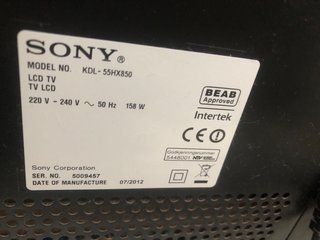 TV 55” Sony Bravia 55HX850