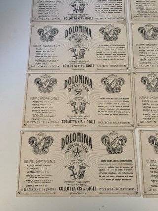 Fogli carta assorbente Dolomina Magnesia vintage