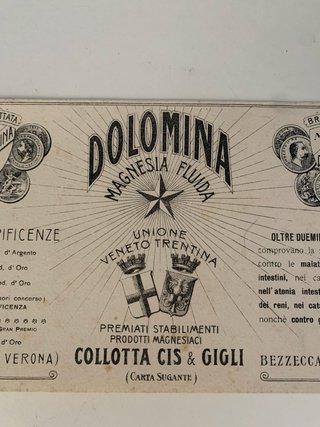 Fogli carta assorbente Dolomina Magnesia vintage