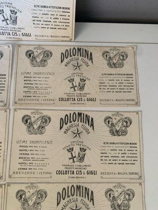 Fogli carta assorbente Dolomina Magnesia vintage