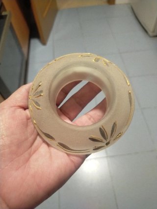 Ojos de buey cristal decorados (2 unidades)