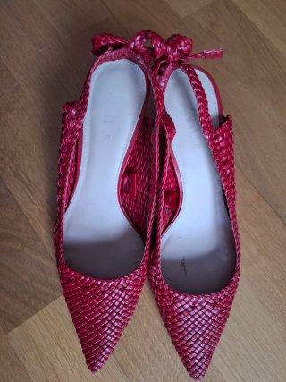 Zapatos Zara Rojos Talla 37