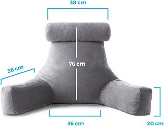 Almohada de Lectura Gris