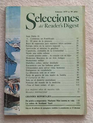 Lote de 11 Selecciones del Reader's Digest.