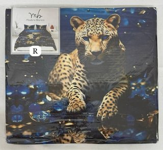 Completo Lenzuola Stampa Digitale Leopardo
