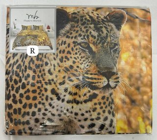 Completo Lenzuola Stampa Digitale Leopardo