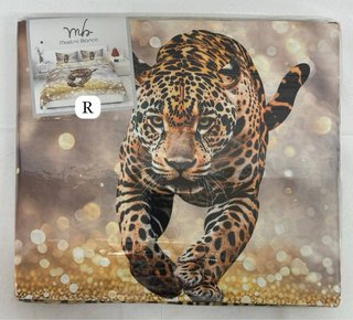 Completo Lenzuola Stampa Digitale Leopardo