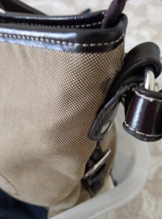 Borsa Prada Canvas Beige/Marrone vintage