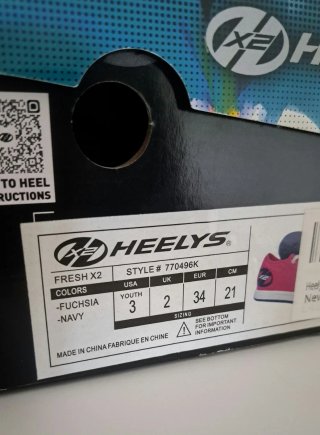 Heelys Fresh X2 Fuchsia/Navy Talla 34