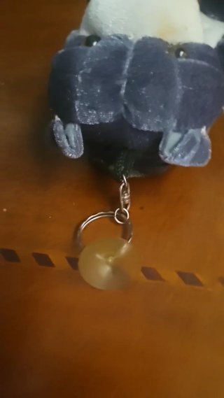 Peluche portachiavi cane