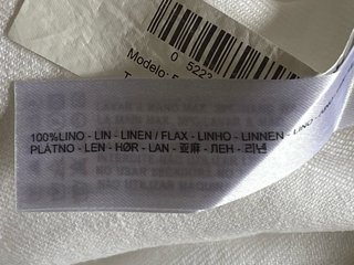 Falda Massimo Dutti Lino Blanca Talla 40
