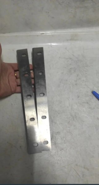Cuchillas nuevas para cepilladora