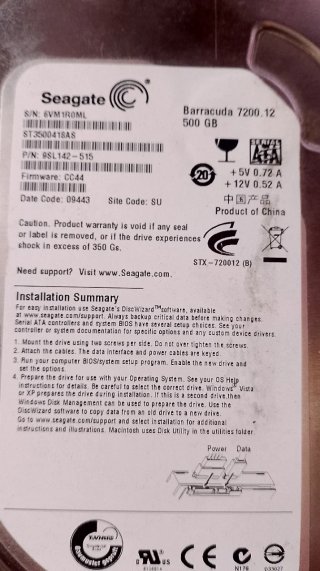 Reproductor Multimedia HDMI Inventec 500 GB