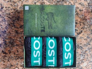 2 packs de Calzoncillos Ralph Lauren, y Lacoste