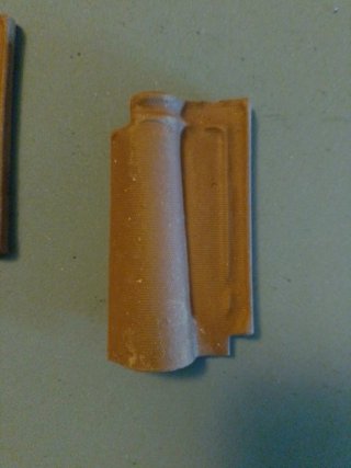 Tejas de cerámica en miniatura (8 unidades)