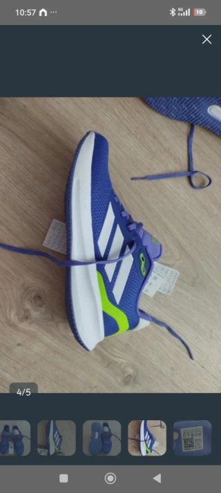 Zapatillas Adidas Runfalcon 5 J Talla 38