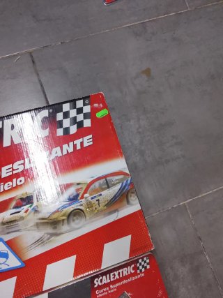 Scalextric Curva Superdeslizante Pista Negra