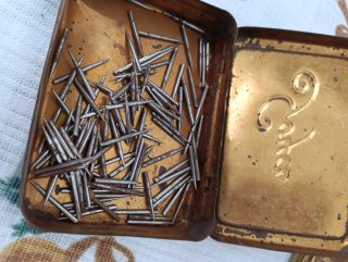Lotto di Scatole Antiche: Ottone, Cartone, Legno