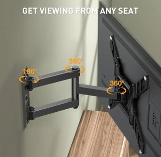 Soporte TV Pared Inclinable Giratorio PERLEGEAR