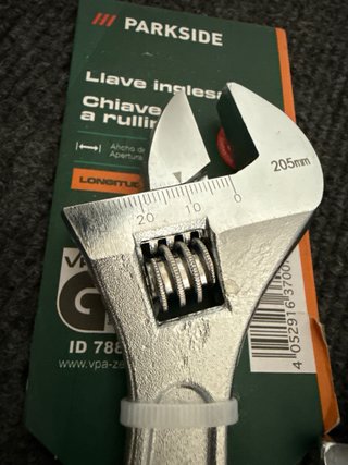 Llave inglesa y fijas Parkside