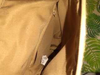 Bolso Mochila Simo Sastre Beige con rayas