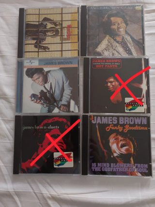Lote 4CDs James Brown