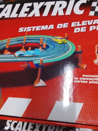 Scalextric Sistema Elevación Pistas Negro